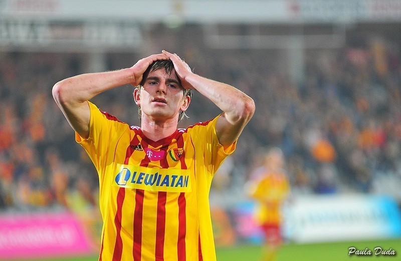 Radość piłkarzy Korony Kielce po golu