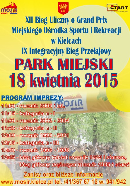 Kolejna impreza biegowa w Kielcach