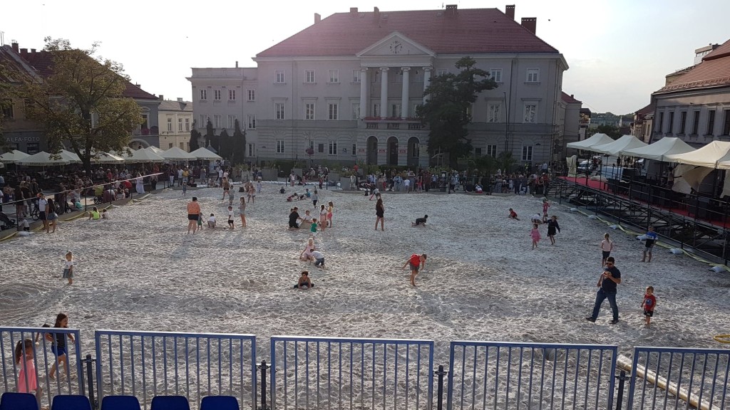 Plaża na kieleckim Rynku. Przed nami ogólnopolski festiwal sportowy