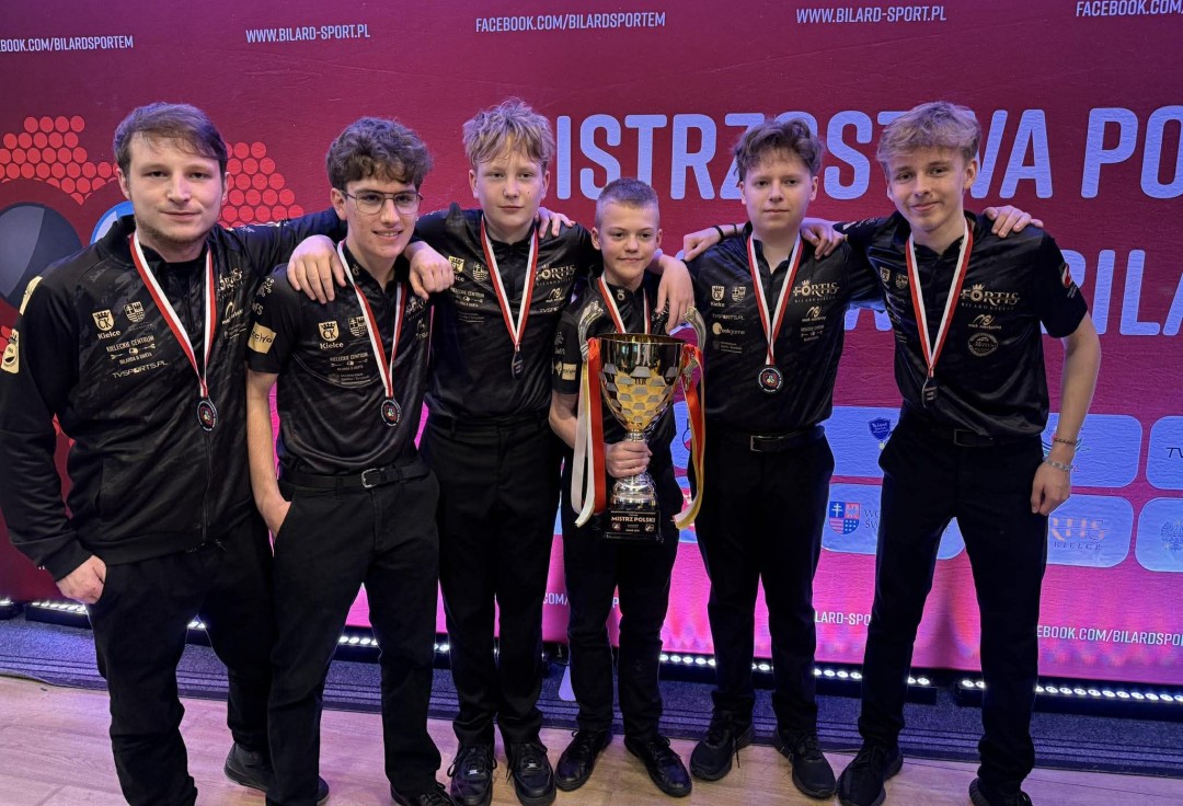 Fortis Bilard Kielce Drużynowym Mistrzem Polski Juniorów 2026!