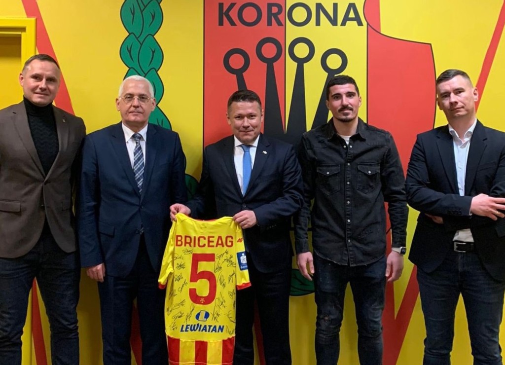 Ambasador Rumunii odwiedził Kielce. Spotkał się z Mariusem Briceagiem