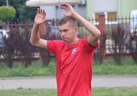 Wypożyczony z Korony Kielce Igor Kośmicki na testach w klubie Fortuna 1. Ligi