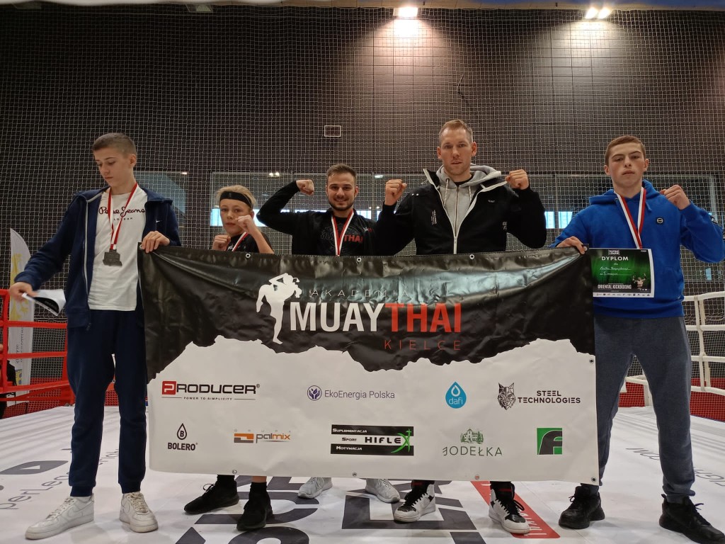 Kielecka Akademia Muay Thai w natarciu! Worek medali na Pucharze Polski!