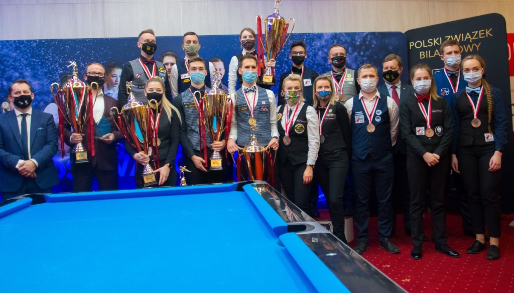 Siedem medali reprezentantów województwa na mistrzostwach Polski w Bilard
